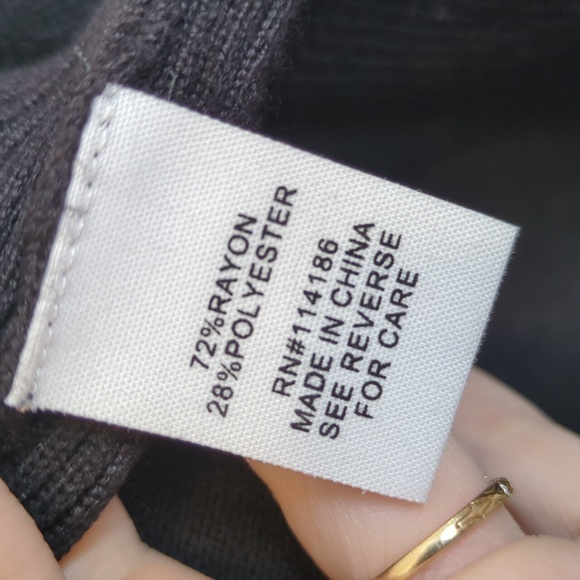 89th & Madison black long sleeve long open front cardigan sweater - Picture 7 of 10